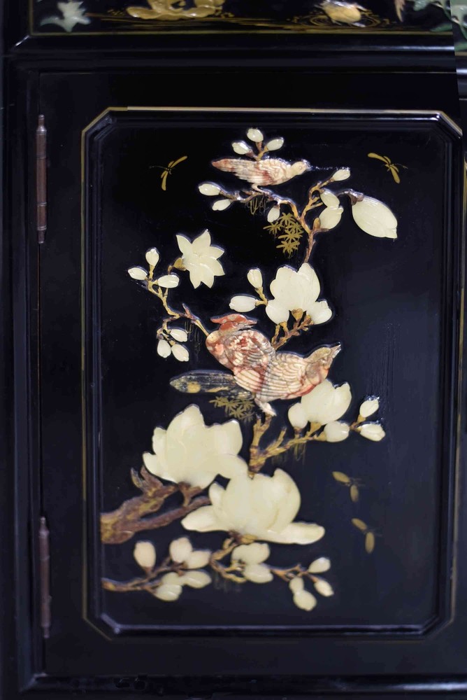 Mid Century Chinoiserie Sideboard Media Unit