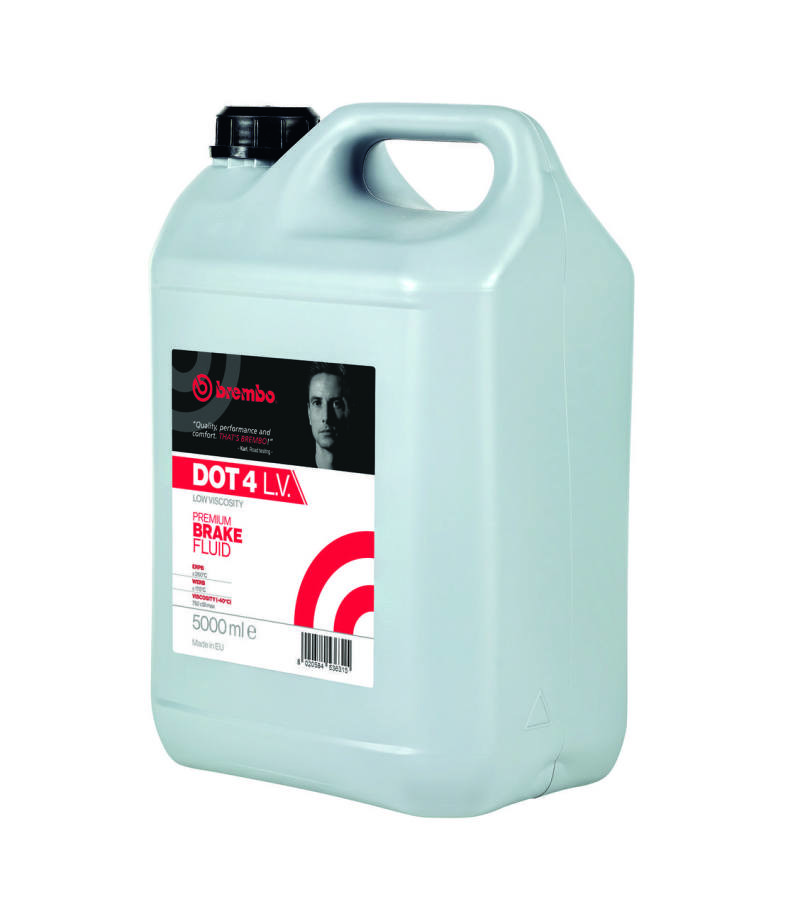 Brembo DOT 4 Low Viscosity Brake Fluid (5000 ML)