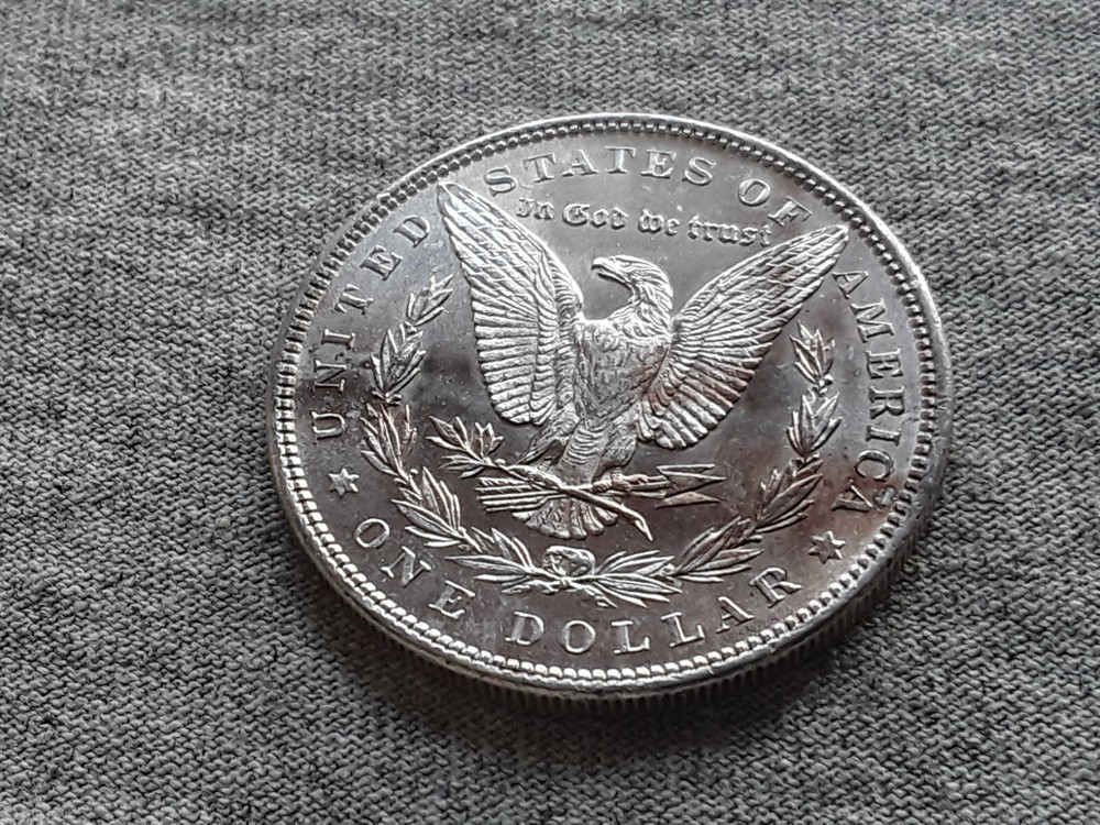 1889 MORGAN SILVER DOLLAR TONING ON BOTH SIDES