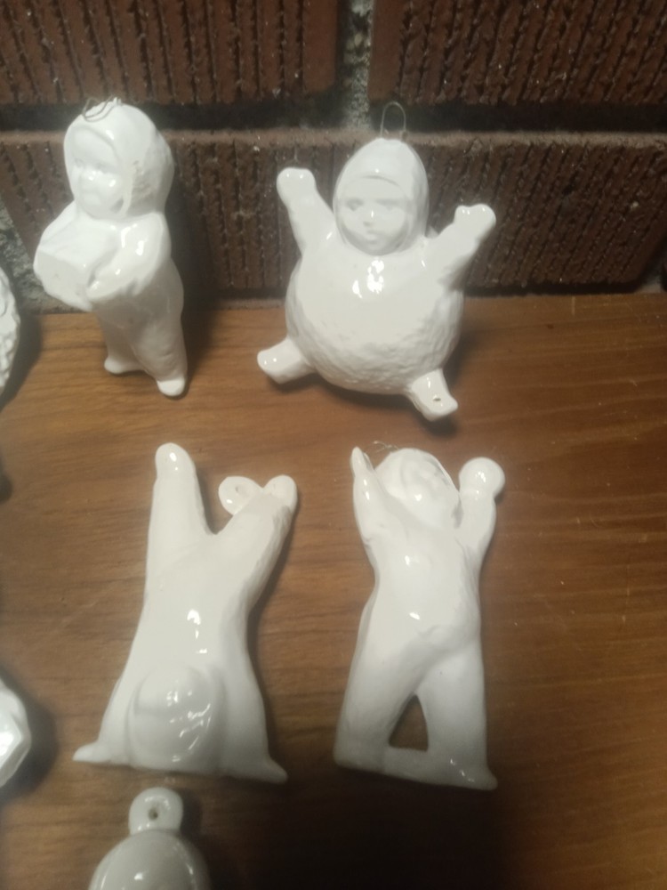 Snowbabies, 7 White, Ceramic