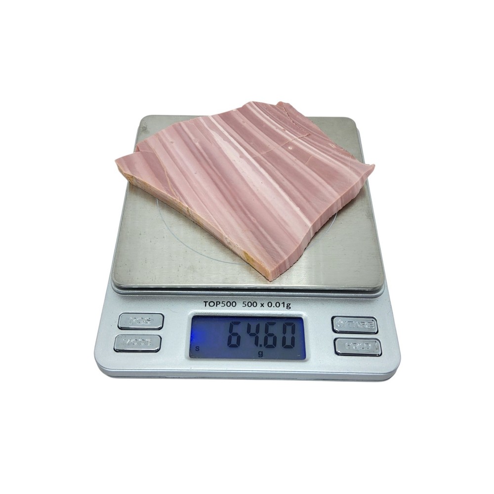 Pink Opal, Australia, slab, cabbing rough, #R-7007