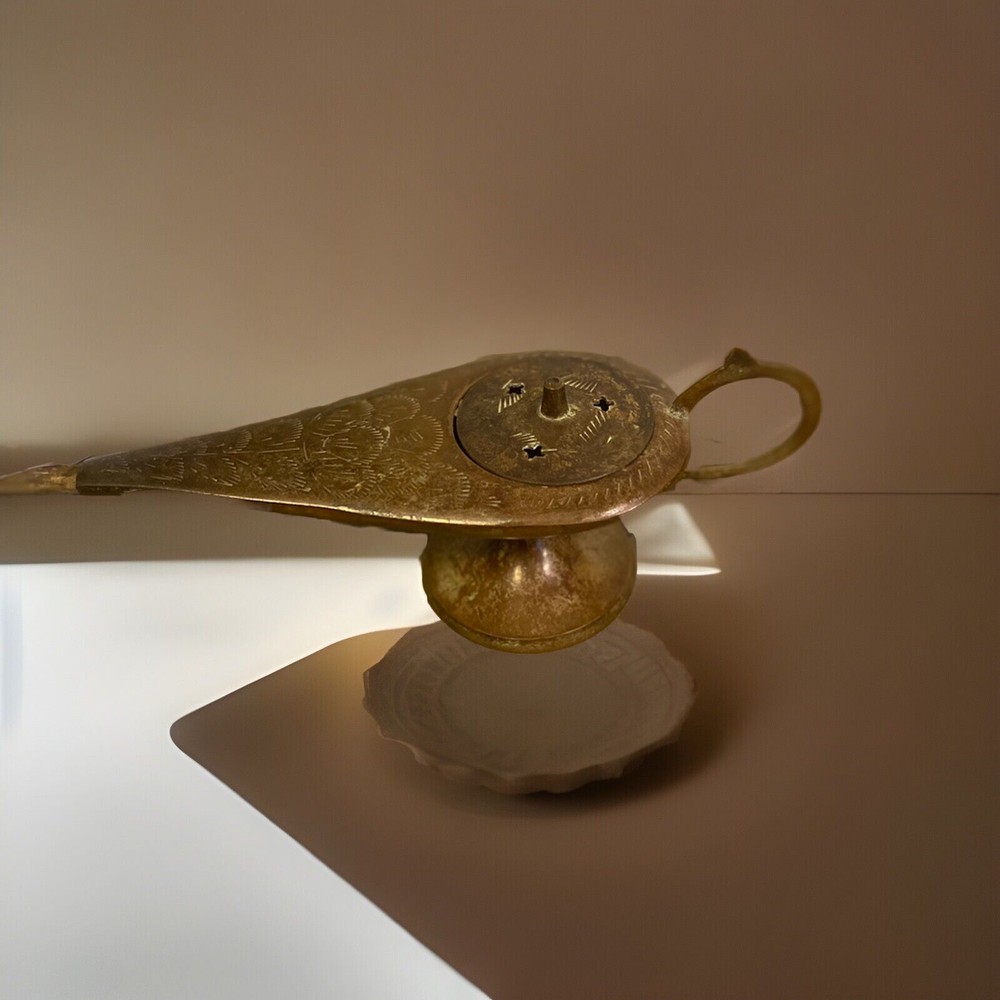 Antique Brass Incense Burner Hand Made