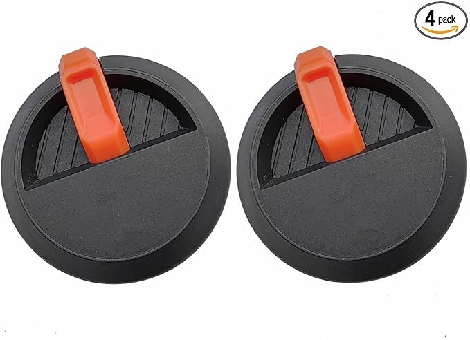 Replacement Valve Knobs for Blackstone Griddles - 2-Pack Black