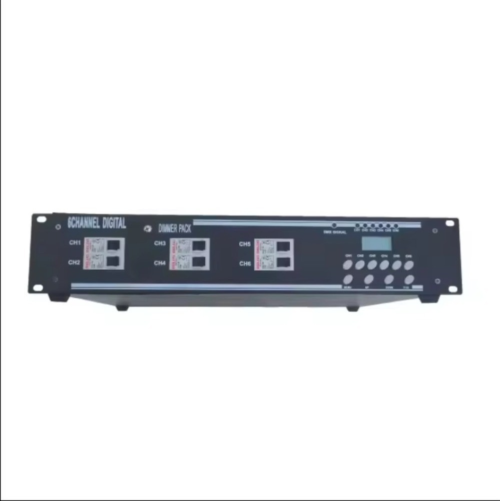 ​​High-Performance​​ 6 Channel Dmx512 Digital Dimmer Pack for Stage Lighting