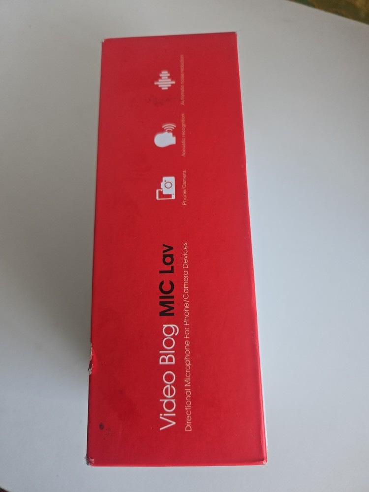 Video VLOG MIC Lav Micro Directional Microphone for Phone/Camera Devices