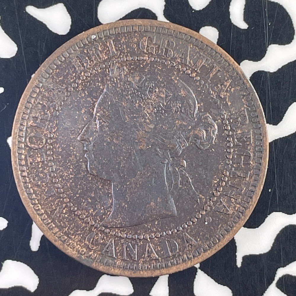 1887 Canada Large Cent Lot#F1999 Nice!