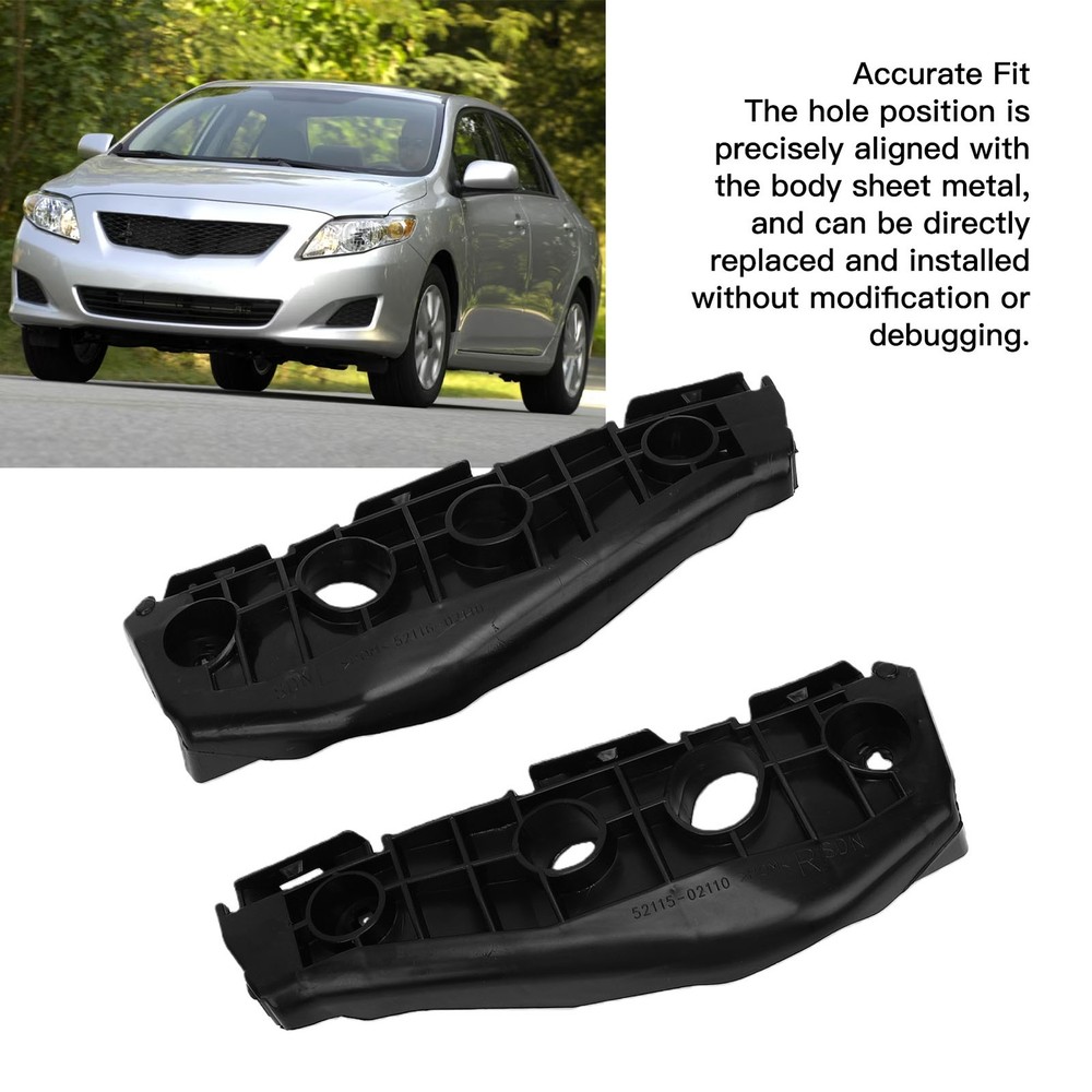 2 Accurate Front Bumper Mounting Support Bracket For 2009-20 DREM