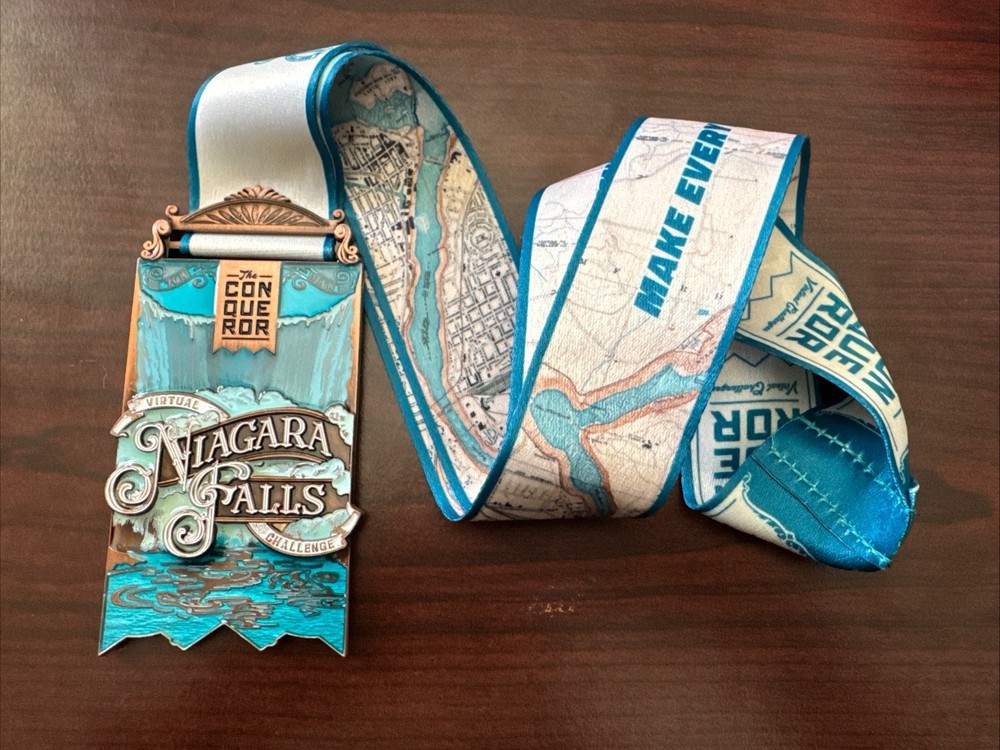 The Conqueror Virtual Challenge Niagara Falls Medal