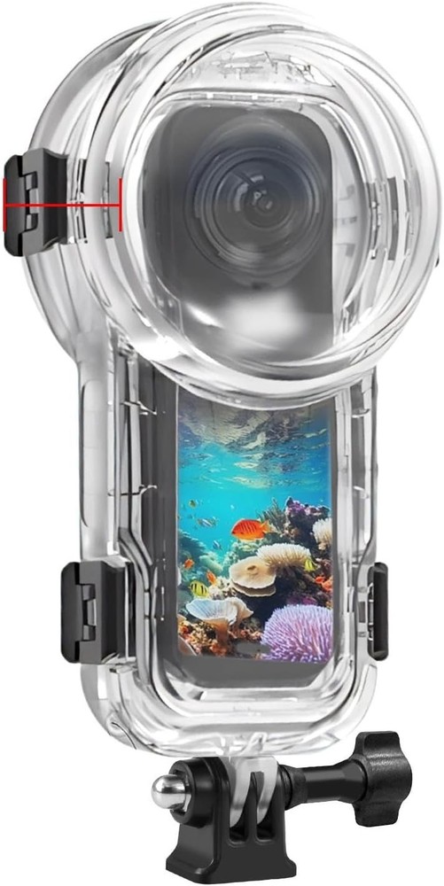 Insta360 X5 Waterproof Dive Case 60m/196ft Underwater Housing Protective Shell