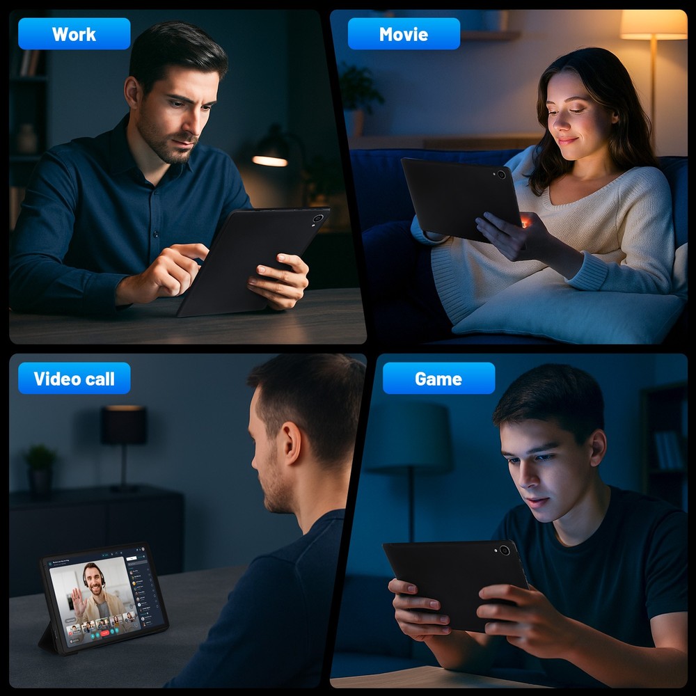 10.1'' Android 15 Tablet LCD Touchscreen Octa-Core 24GB+128GB WIFI 6 Bluetooth