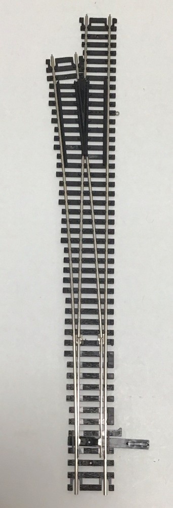 ATLAS #285 HO SCALE CODE 100 #8 LEFT HAND TURNOUT NICKLE SILVER
