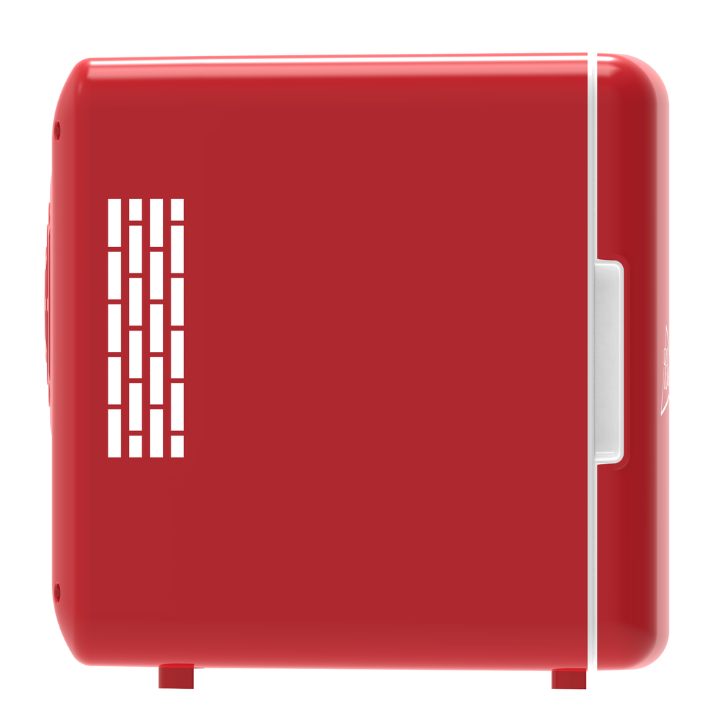 Budweiser Beer Red White Blue Mini Fridge Compact Personal Refrigerator Retro
