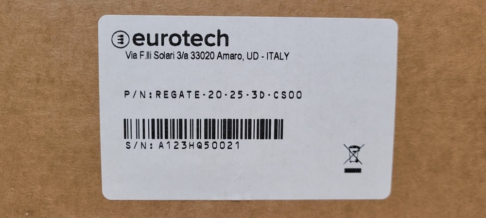 Eurotech REGATE-20-25-3D-CS00, Multi-Service IoT Edge Gateway Intel Atom LTE