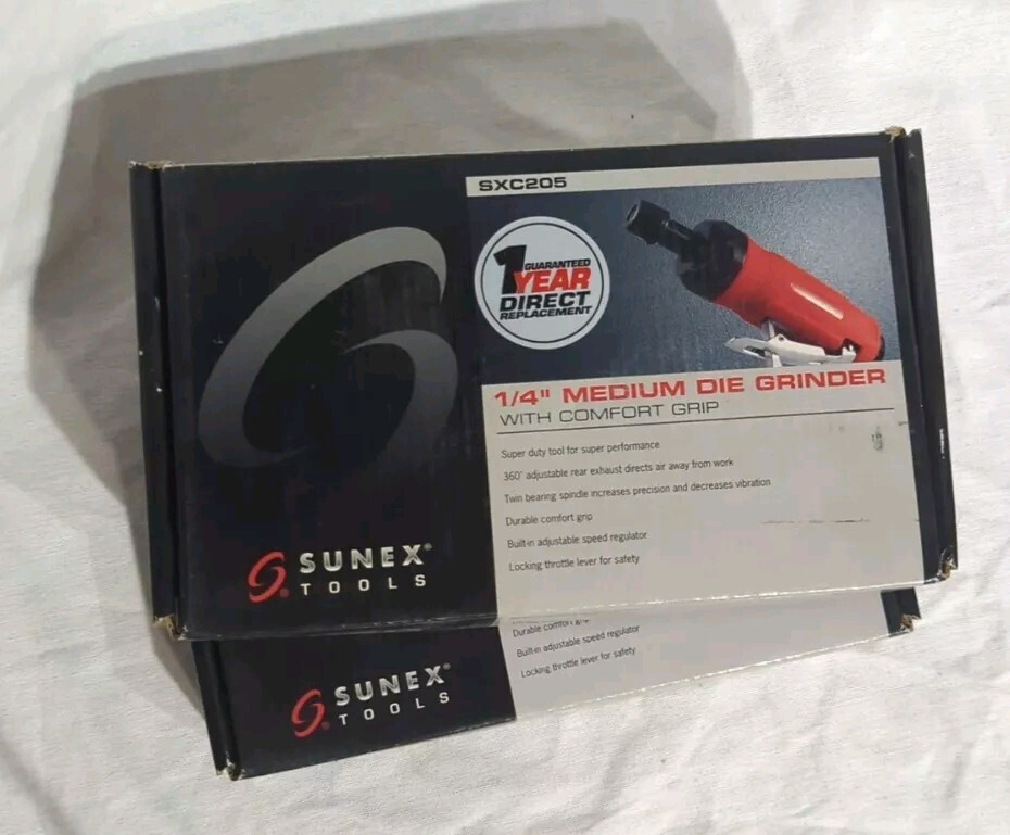 Sunex Tools, 1/4" Drive, Medium Air Die Grinder, SXC205