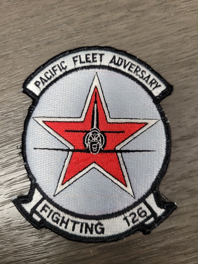 Vintage Military Patch “ Pacific Fleet Adversary Fighting 126