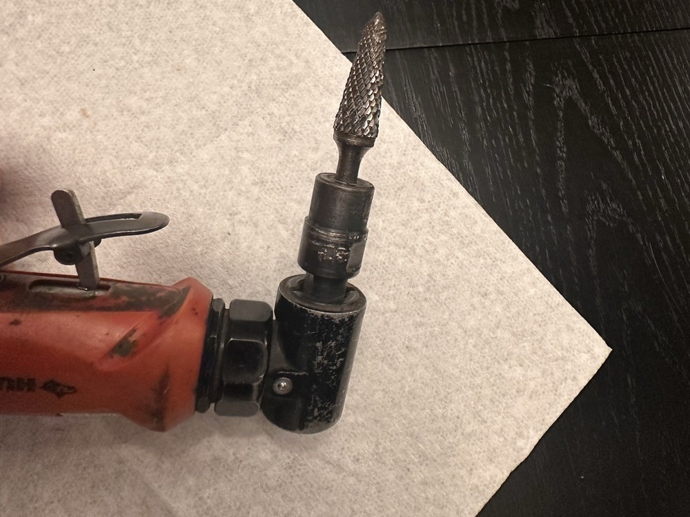 Husky Pneumatic Right Angle Die Grinder Heavy Duty Air Powered Tool