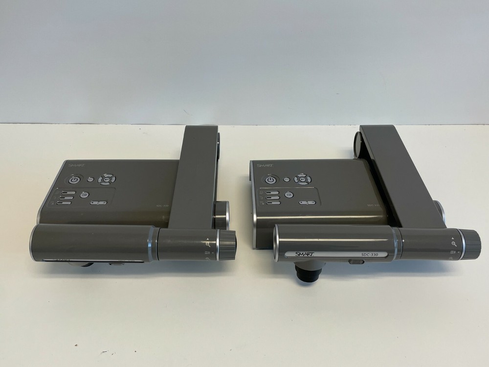 Lot of 2 Smart Technologies SDC-330 Document Camera Presenter
