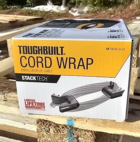 FREE SHIPPING - TOUGHBUILT STACKTECH Plastic Cord Wrapper