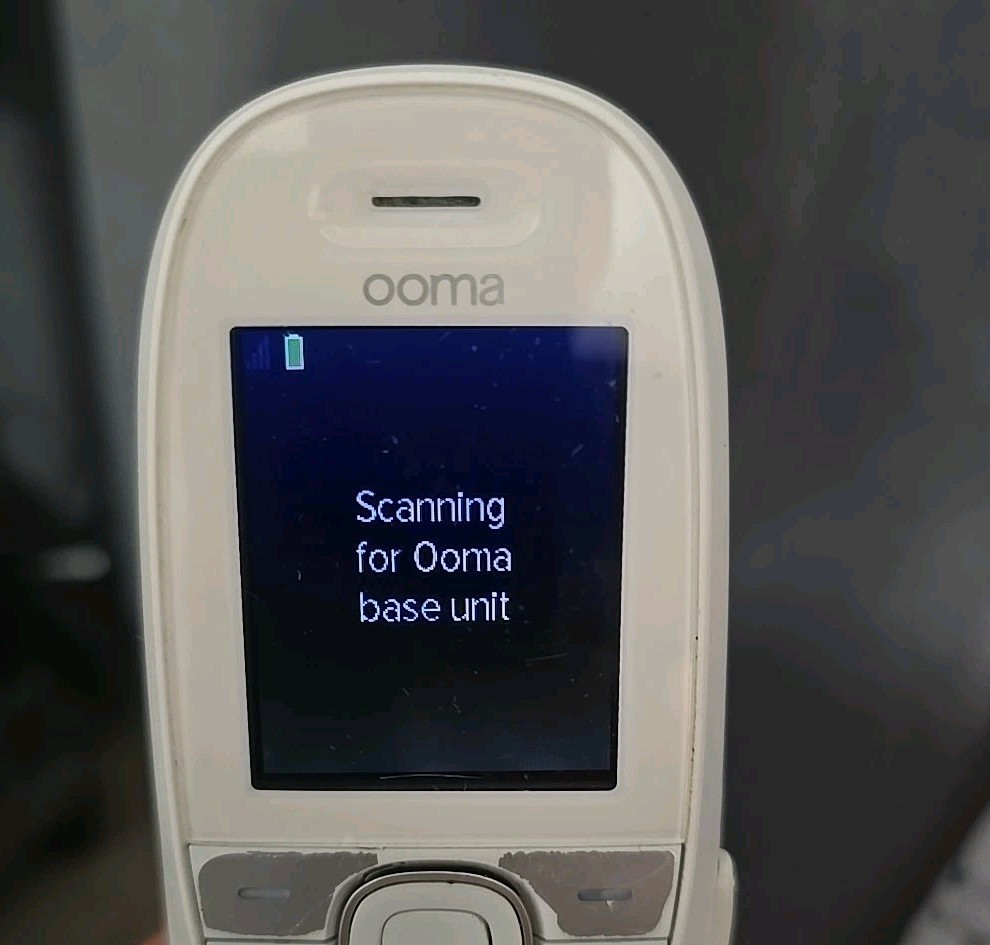 Ooma HD2 Phone Handset White with Charging Base - Requires Ooma Telo