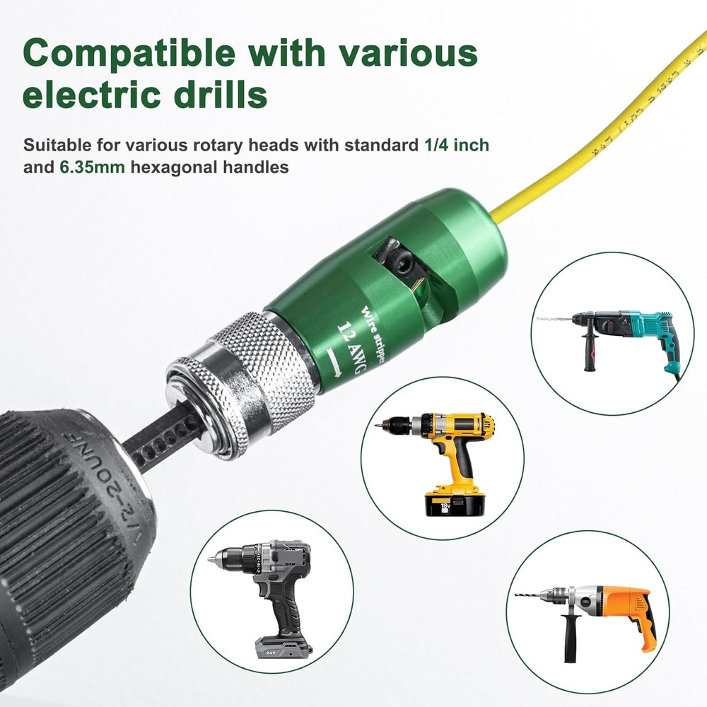 7-In-1 Wire Stripper Wire Stripping and Twisting Tool Upgraded Version