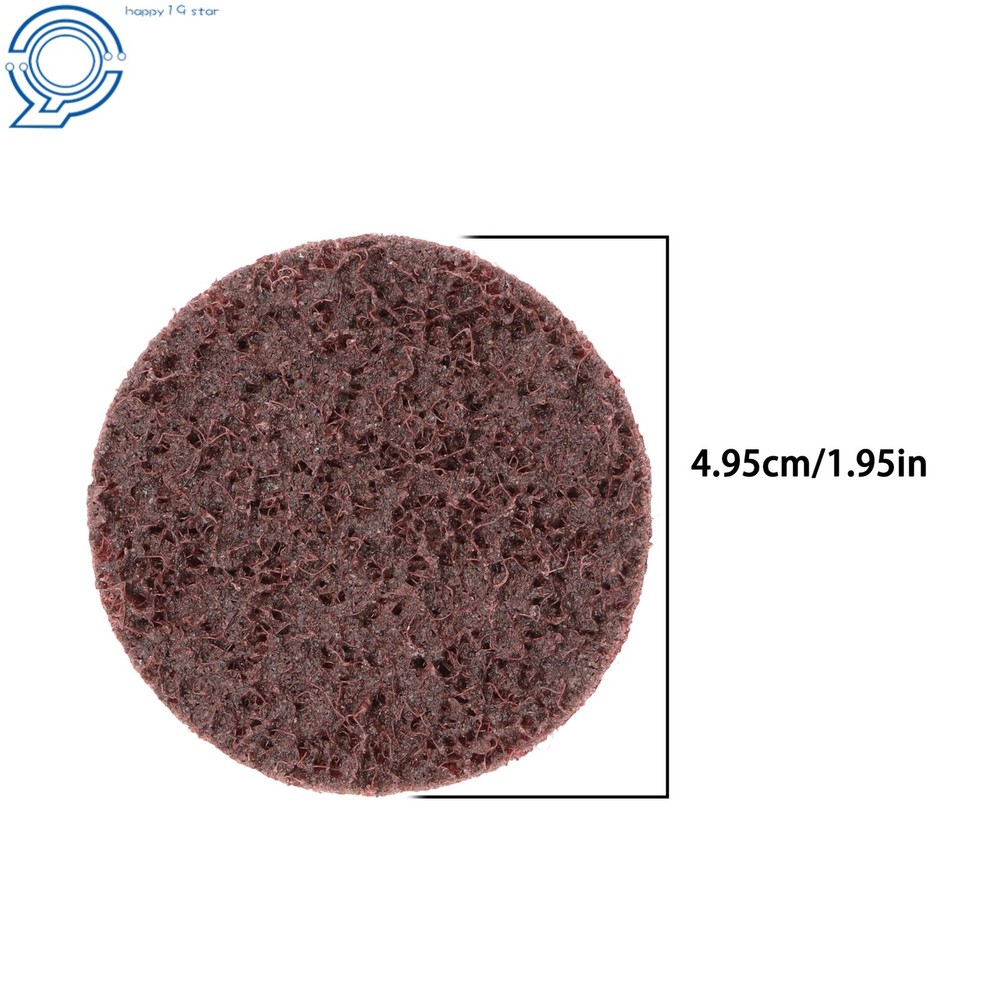 25Pcs 2 Inch Medium Abrasive Nylon Quick Change Surface Conditioning Discs