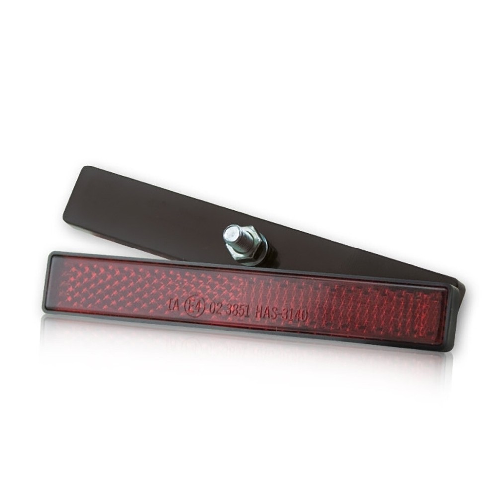 Reflector 'Stripe' Rectangular 102.5X15.3X7Mm Red Reflector Motorcycle