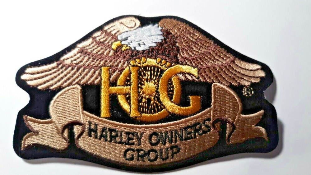 Vintage Harley Davidson Owners Group HOG Classic Eagle Patch Unused