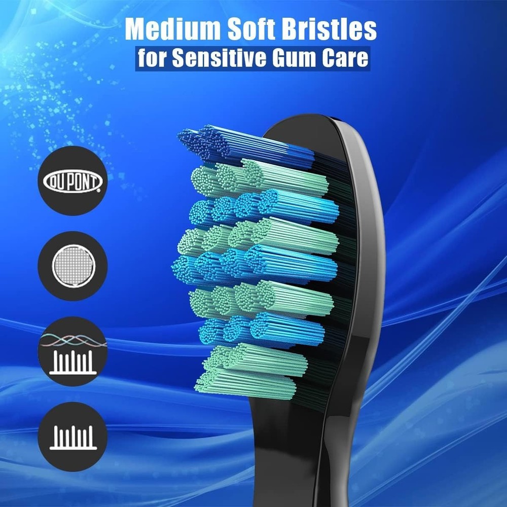 10 Pack Toothbrush Replacement Heads Compatible with