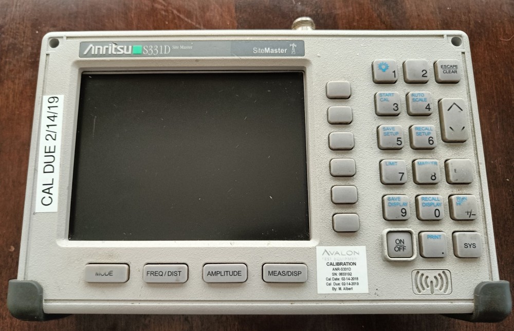 Anritsu SiteMaster S331D Cable & Antenna Analyzer