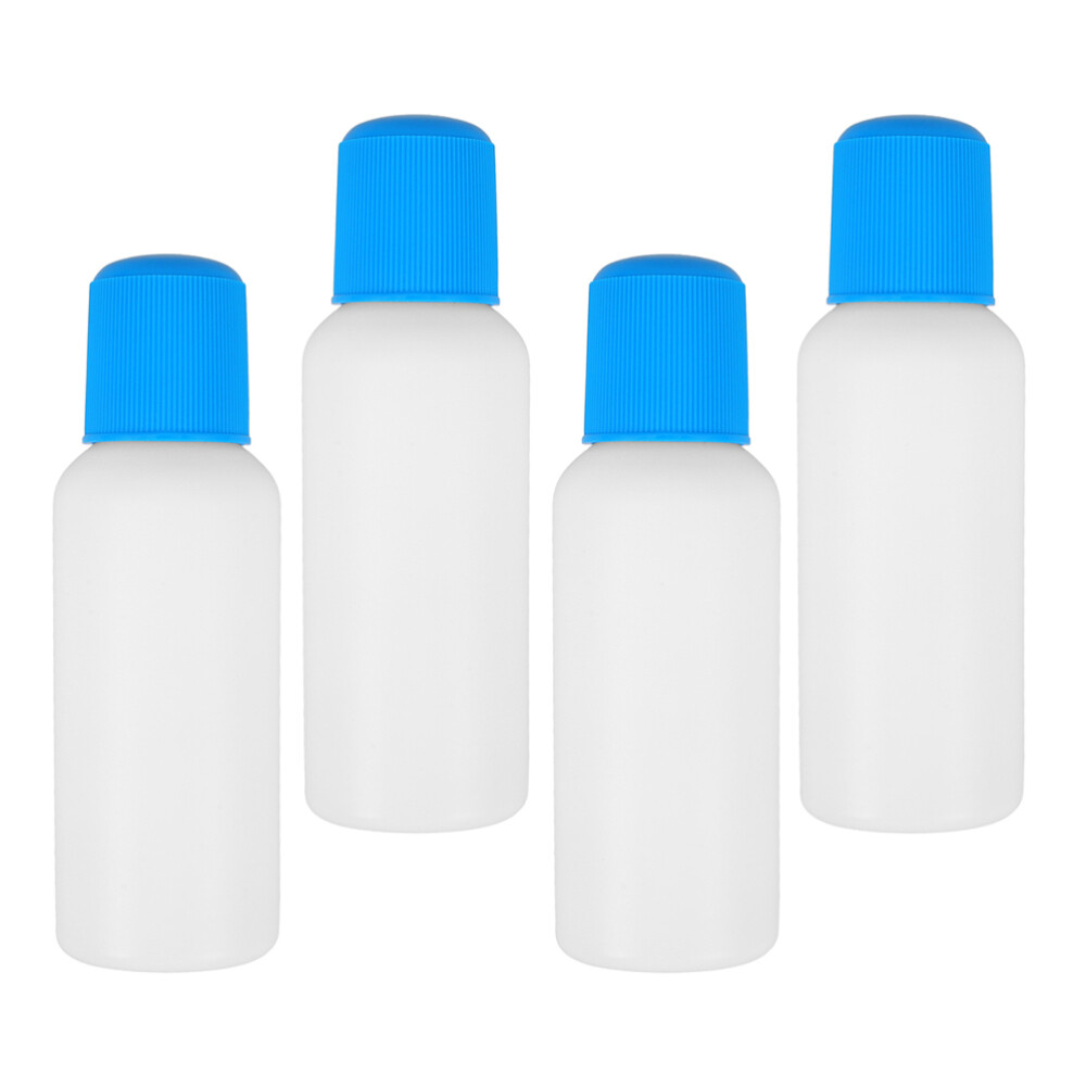 4pcs 100ml Sponge Head Applicator Bottle Empty Plastic Dauber Bottles