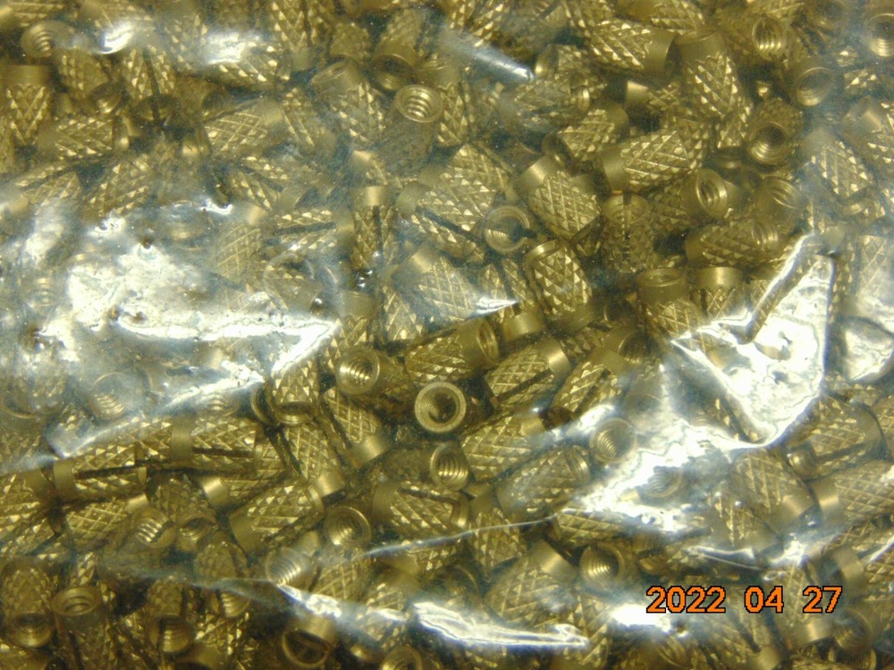 (1000) Pem  Press-in Threaded Inserts # PPB-440-2 BRASS