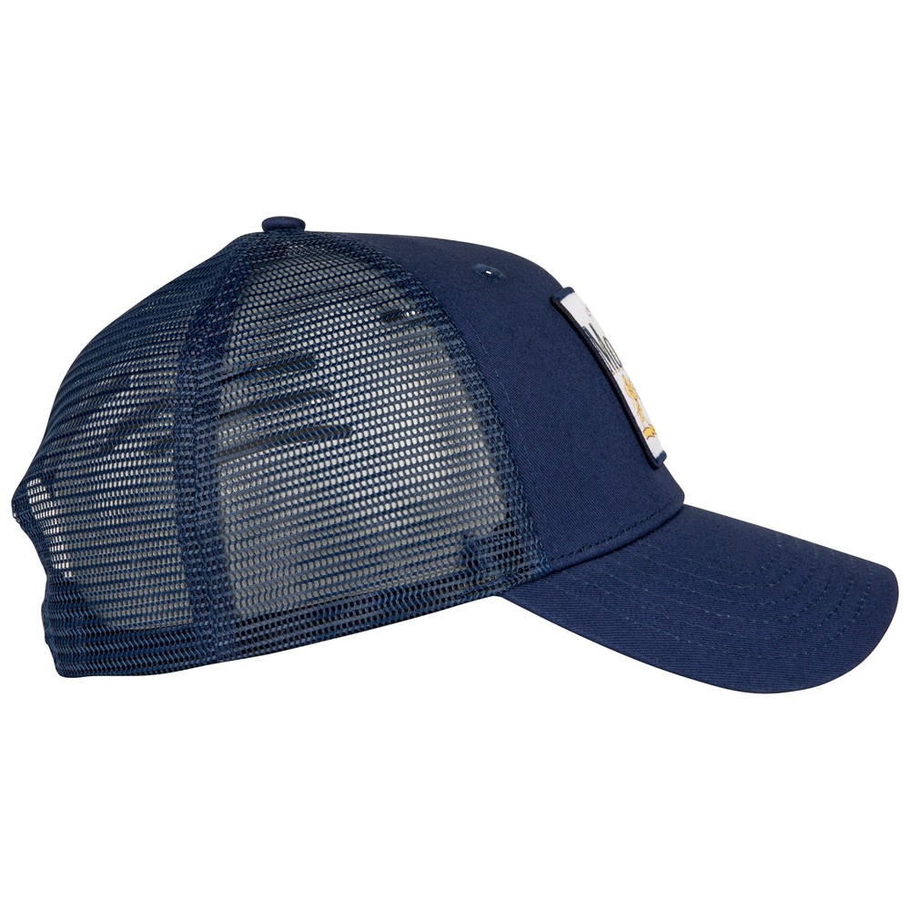 Modelo Especial Logo Patch Navy Adjustable Trucker Hat Blue