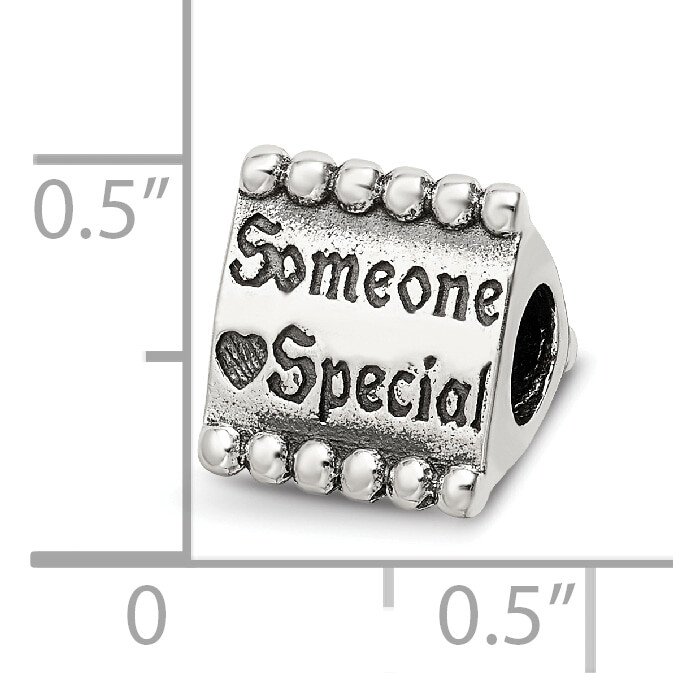 Silver Reflections Someone Special Triangle Bead QRS1404