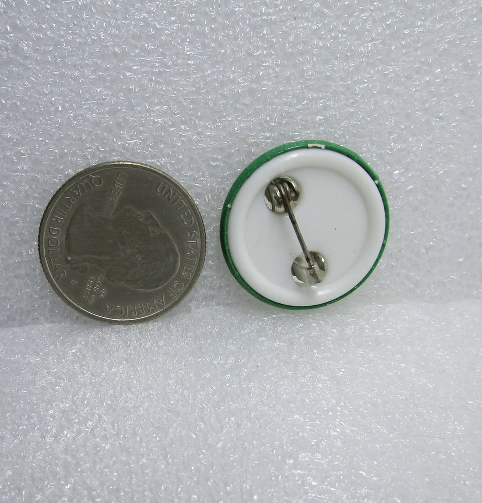 Green Frog Button Pin