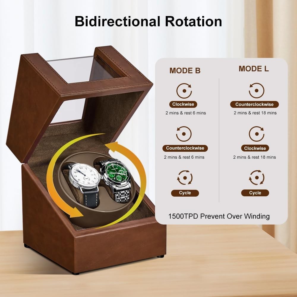 USB Type C Watch Winder for Automatic Watches