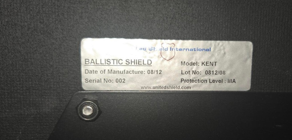 UNITED SHIELD KENT IIIA SHIELD