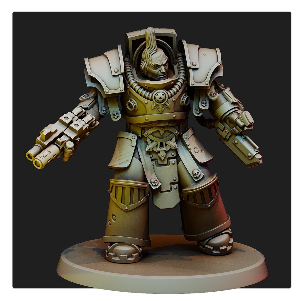 CHAOS CATHAPHRACT ARMOUR SQUAD (5U)