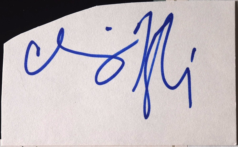 Chris Klein Hand Signed Card