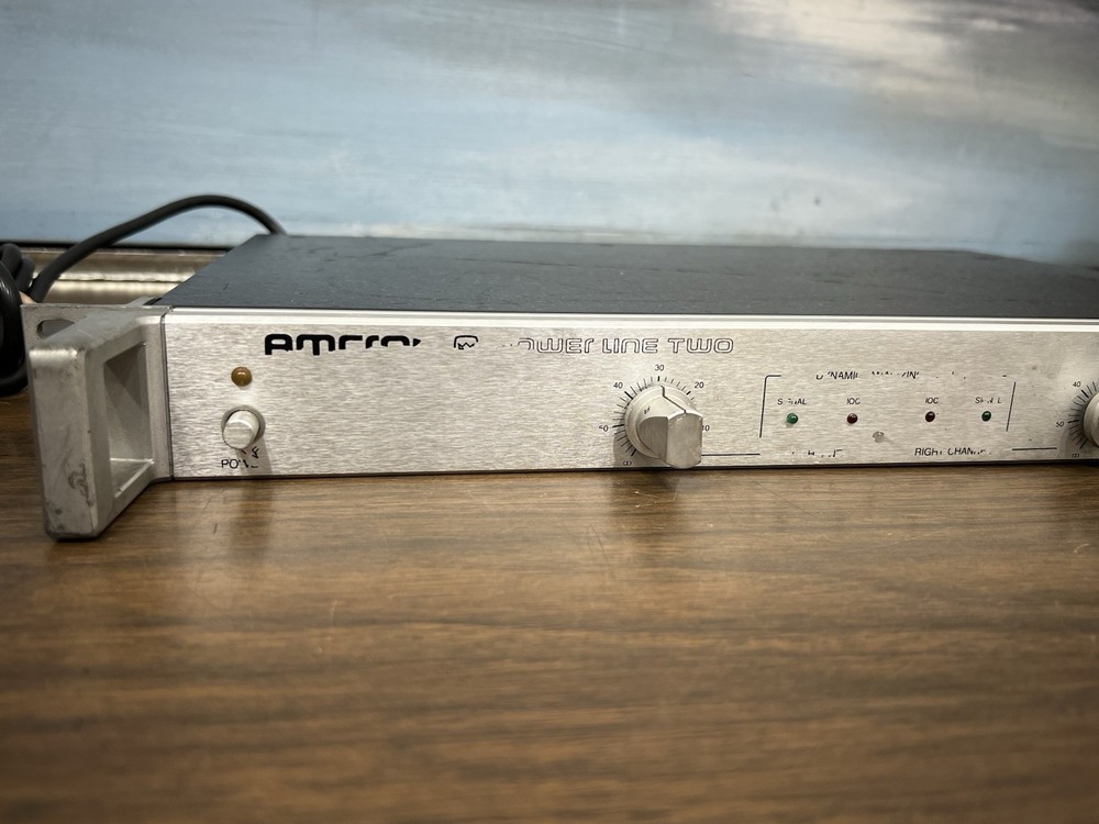 Crown Power Line II /Rack Mount Studio Amp (PL-2) Working TESTED !!