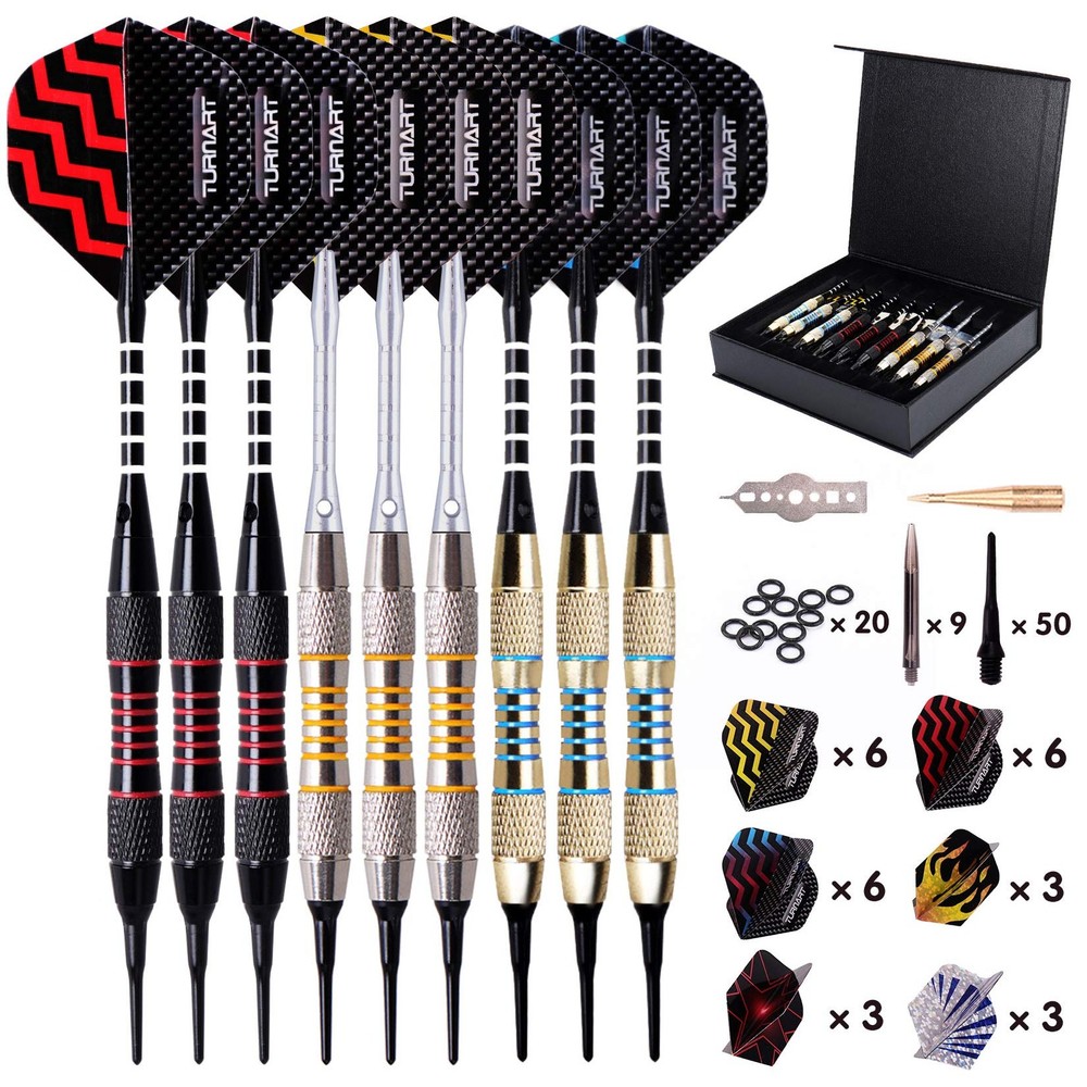 Darts Plastic Tip - Professional Soft Tip Darts Set for Electronic Dartboard ...