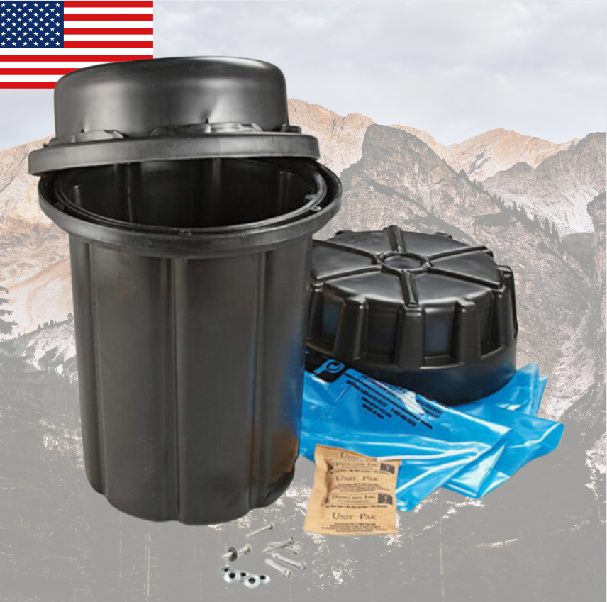Ammo Can Cache Dry Box Below Ground Emergency Stash Vault Water Seal Container