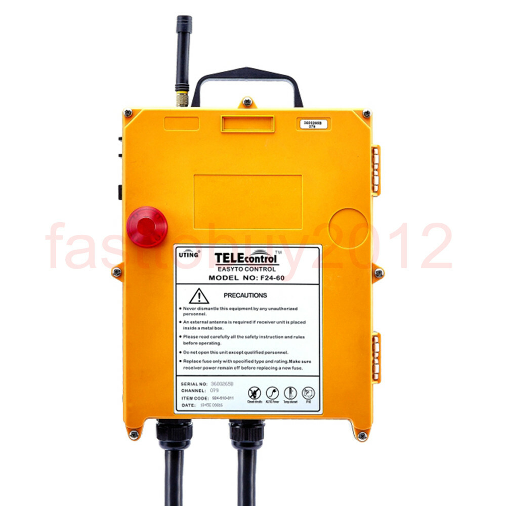 Industrial Joystick Crane Wireless Remote Control 1Transmitter +1 Receiver 65V