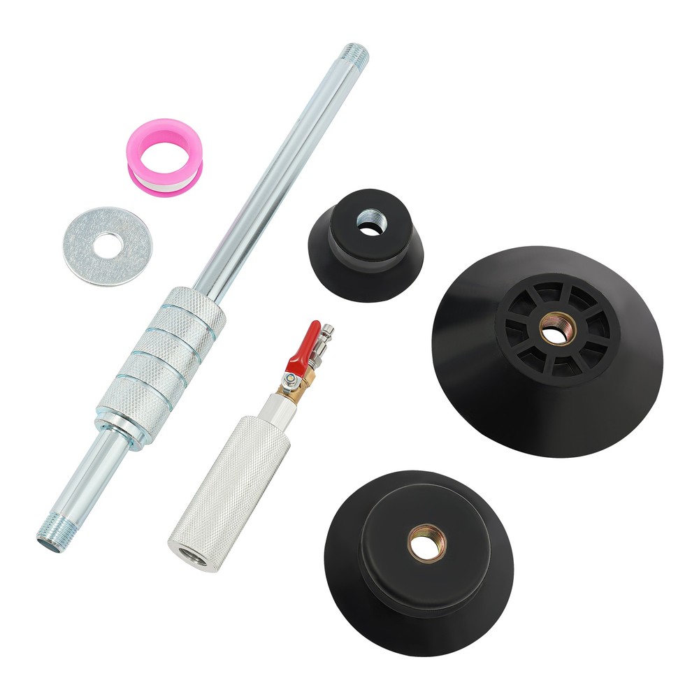 Silver Air Pneumatic Dent Puller Pneumatic Puller Hammer with 3 Suction Cups