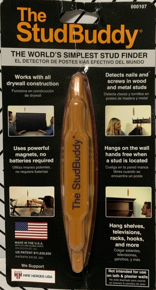 🥥 The StudBuddy Magnetic Stud Finder 🆕 DISTRESSED BOX‼️