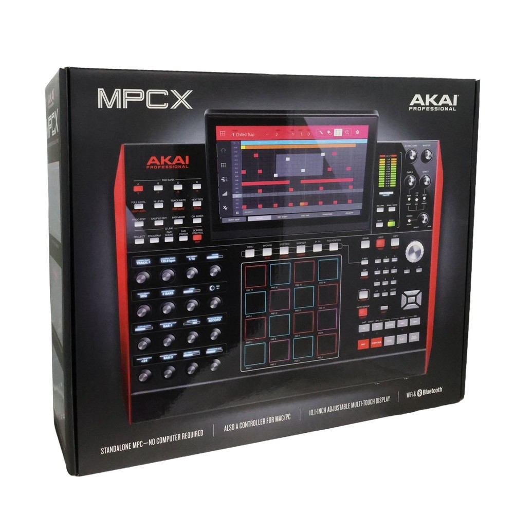 Akai MPCX Standalone Sampler Sequencer Drum Machine Touchscreen Pro