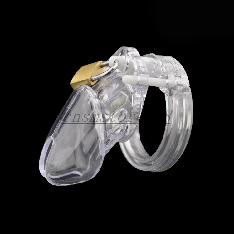 Small/Large Chastity Cage Male Locking Belt Device Lockable Binding Restraint