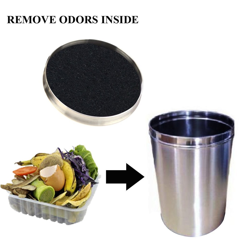 8 Pack Kitchen Compost Bin Charcoal Filter Replacements, Compost Pail