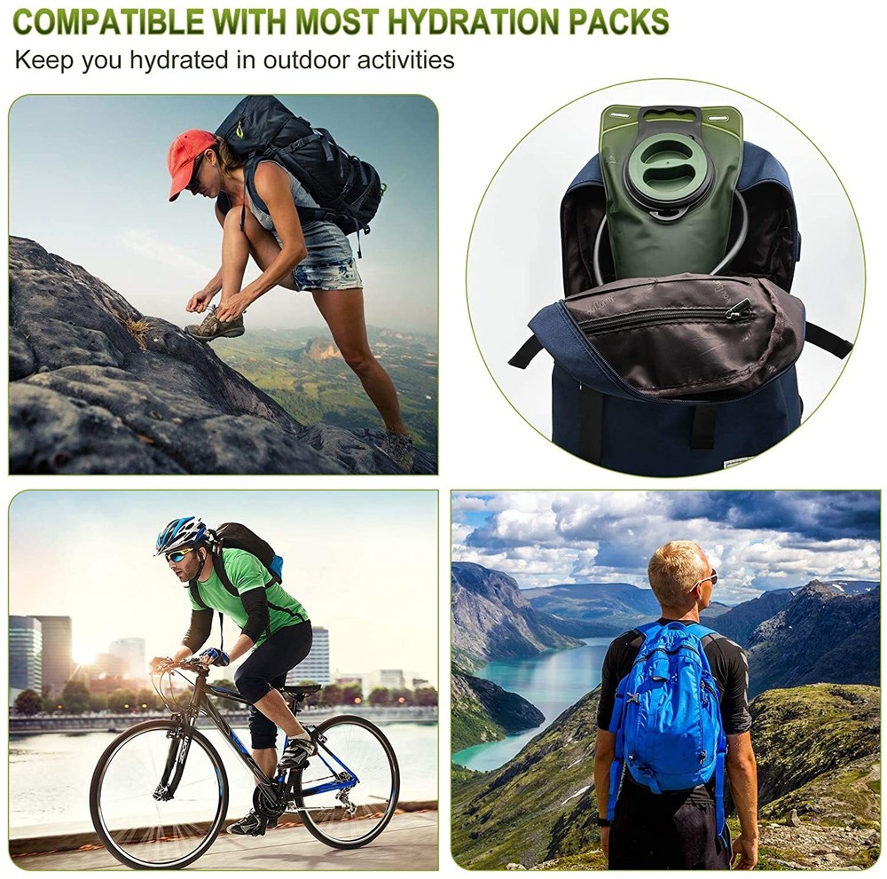 Hydration Pack Lightweight Running Hiking Backpack with 2 Liter Water Bladder US