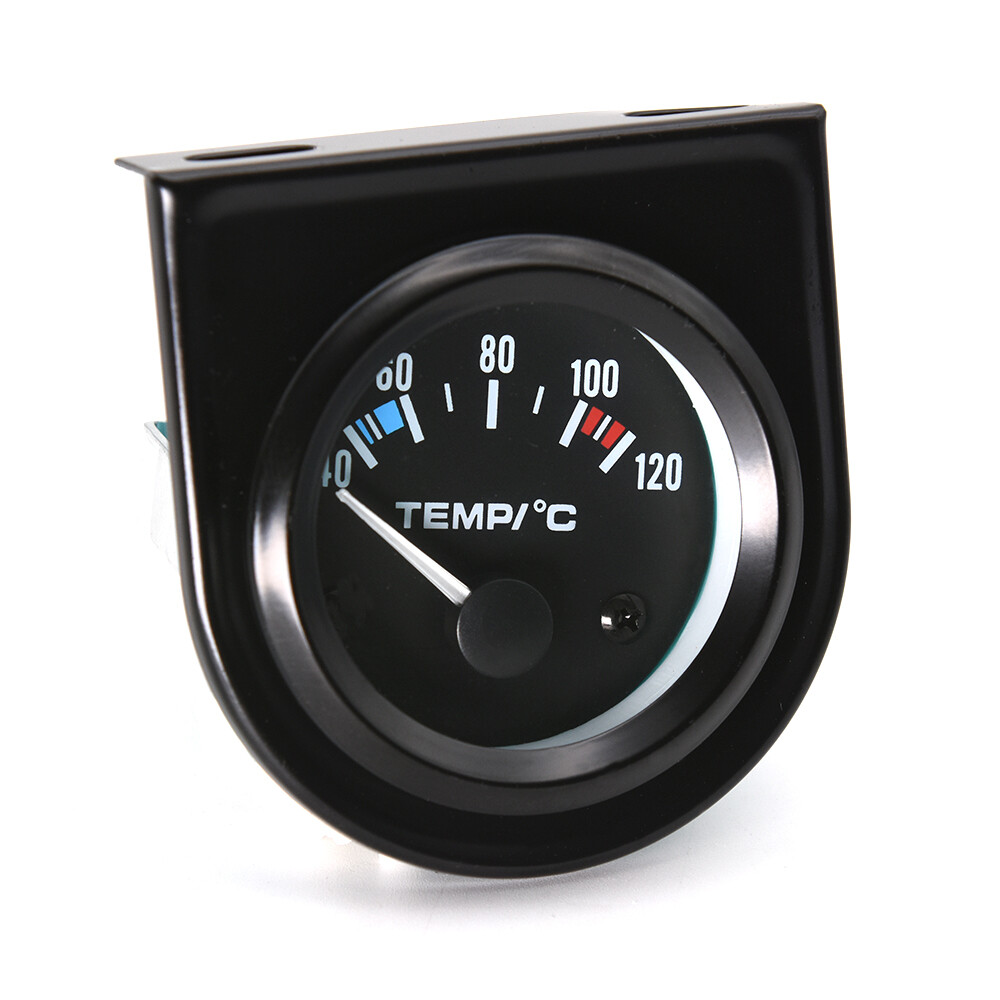 2'' 52mm Pointer White Digital LED Electronic Water Temp Temperature Gauge 12V