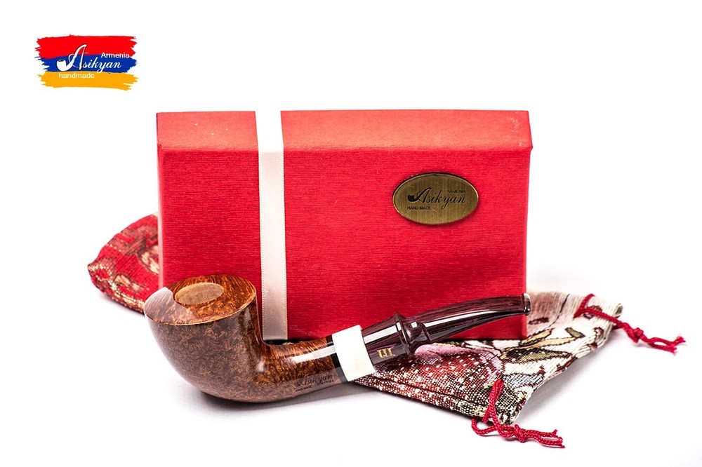 Asikyan Pipe#417/24 Dublin Smooth\Rusticated Hand Made